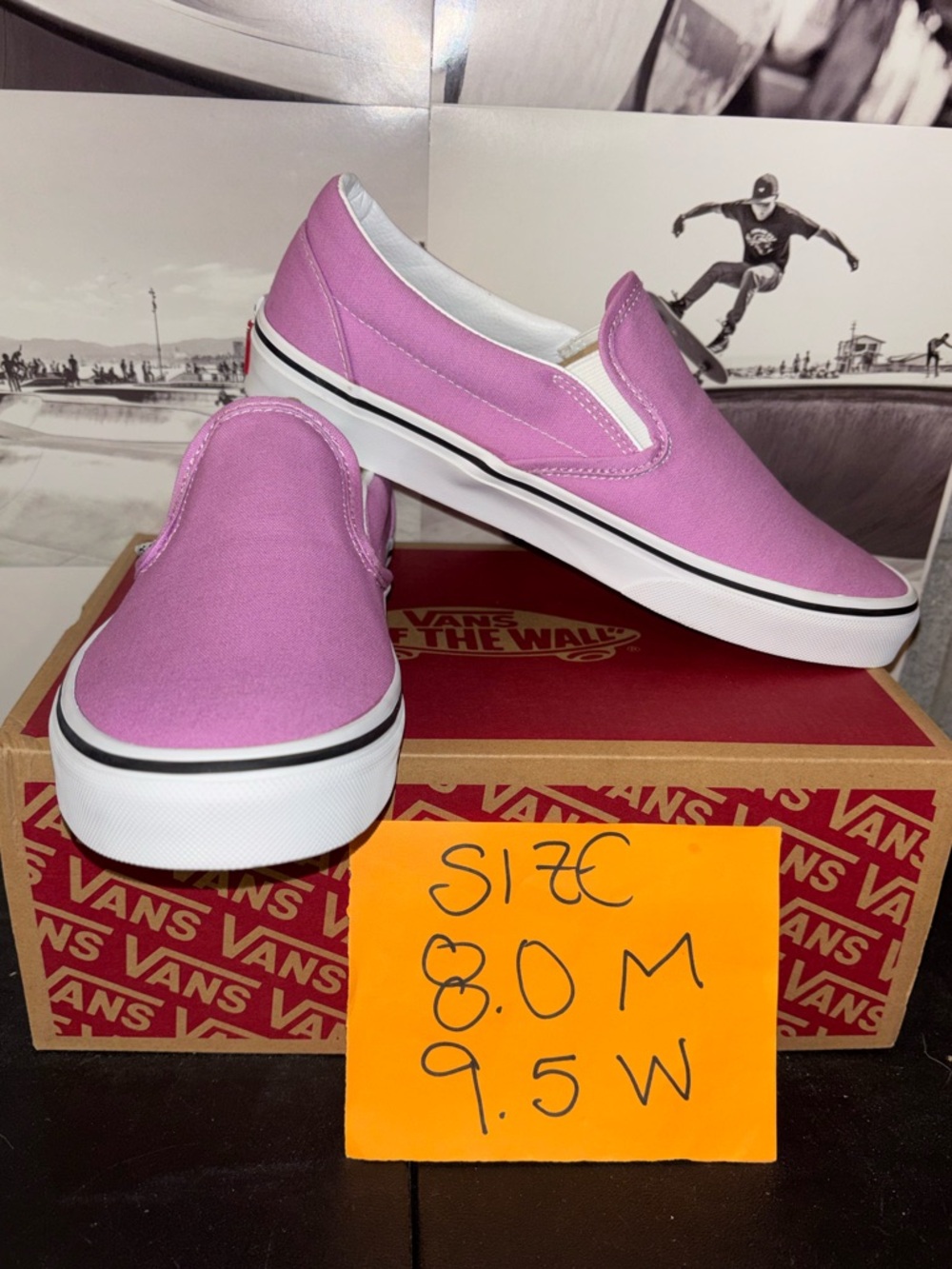 Vans Classic Slip On sz 8.0 Men’s 9.5 Women’s